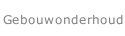 Gebouwonderhoud
